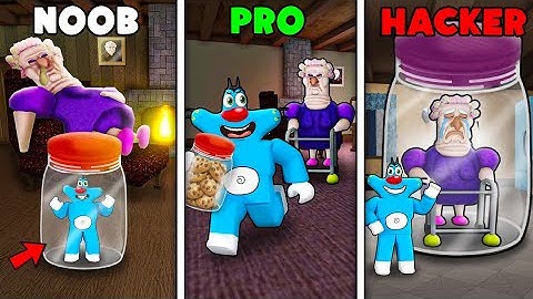 Roblox NOOB vs PRO vs HACKER In Grumpy Gran With Oggy
