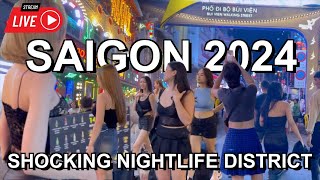 Night Walk In Saigon Red Light District Ho Chi Minh City Nightlife - Vietnam Walking Tour