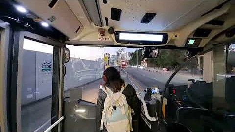 (無Tongs真係好)九巴33X E6X252 YJ9322 油塘-荃灣西站 (下層展望)