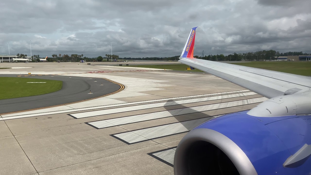 Southwest 737-800 Takeoff from Orlando Intl. (KMCO)
