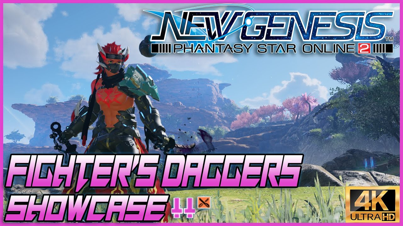 NEW GENESIS FIGHTER'S TWIN DAGGERS SHOWCASE | [4K] ULTRA SETTINGS 60 ...