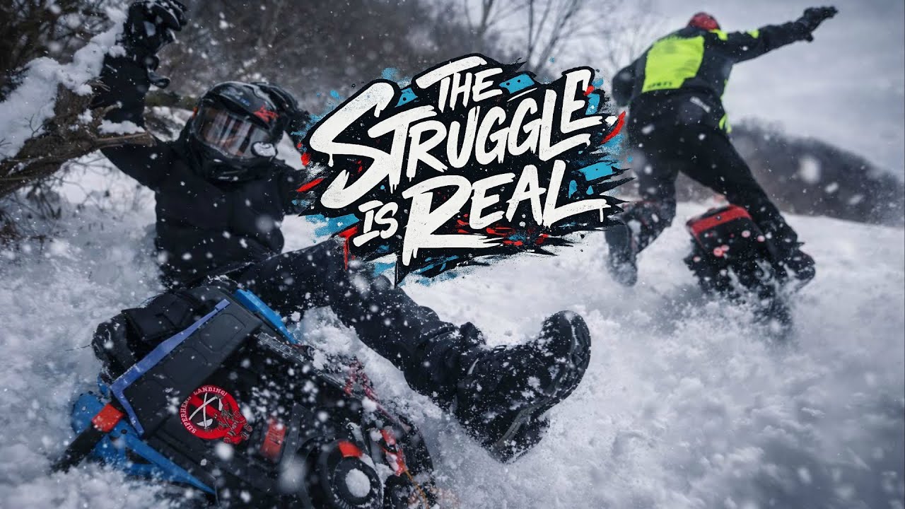 EUC vs Deep Snow: Will I make it?? Winter Edition Pt4: I Wasn't Ready!!