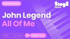 All of Me (Female Key - Karaoke Demo) John Legend  - Durasi: 3:17. 