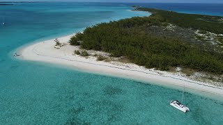 Stocking Island  Powder Beach  Bahamas Aerial View