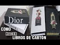 COMO HACER LIBROS DE CARTÓN  📕📕 PARA DECORAR 😉 SUPER FÁCIL / MARIY DIY/