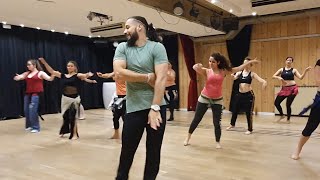 Kareem Gad oriental dance workshop in Paris - Warda aslak tethab