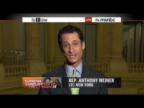 Rep. Weiner Talks About Conflicted Clarence Thomas...