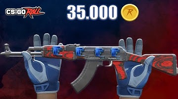 WE HIT A 35,000$ AK-47 ON CSGOROLL....