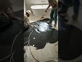 Luxury spa bathroom transformation 🛁 From raw concrete to ultra-gloss epoxy perfection ✨