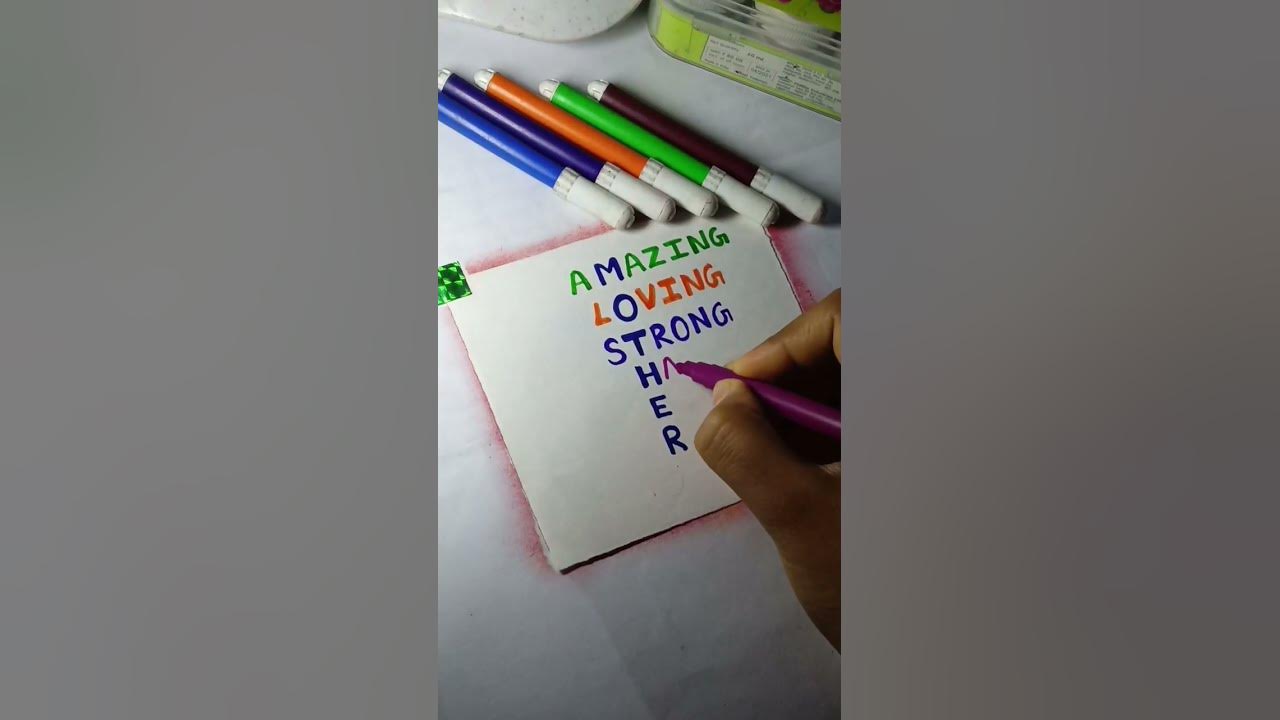 mother-full-form-tutorial-trick-art-ytshorts-viral-drawing