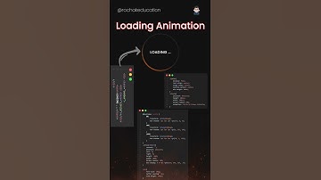 Loading Animation Using CSS only | #shorts | Rochak Education