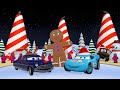 Cars 4 lightning mcqueen vs the ghost of christmas fast winter tractor tipping special