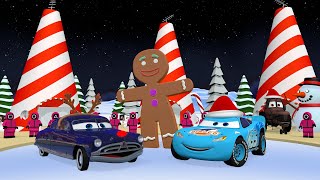 Cars 4 Lightning McQueen Vs the ghost of Christmas FAST! Winter Tractor Tipping Special screenshot 2