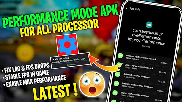 How to Enable Performance Mode + Boost FPS on Any Android | No RootOverclcok - No Lag