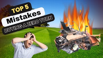 Top 5 Mistakes People Make When Buying a Zero-Turn