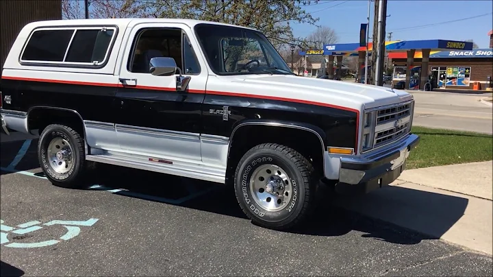 1987 CHEVROLET BLAZER K5 FOR SALE