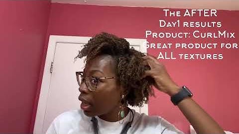 I used Curlmix for my Wash N Go my next day impressions PART 2