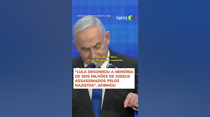 Netanyahu rebate Lula por comparar guerra em Gaza ao Holocausto: 'Deveria se envergonhar' #shorts