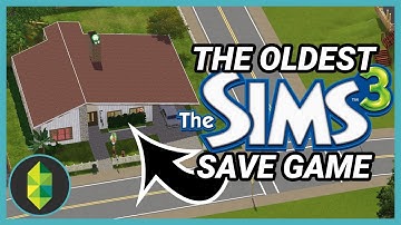 What is in the oldest Sims 3 save game I have?
