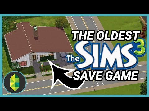 What is in the oldest Sims 3 save game I have?