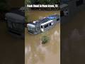 Flash Flood in Plum Grove, TX #shorts #short #flood