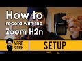 Setup how to record with the zoom h2n for keertan live music