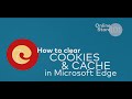 Clearing Cache and Cookies in Microsoft Edge image