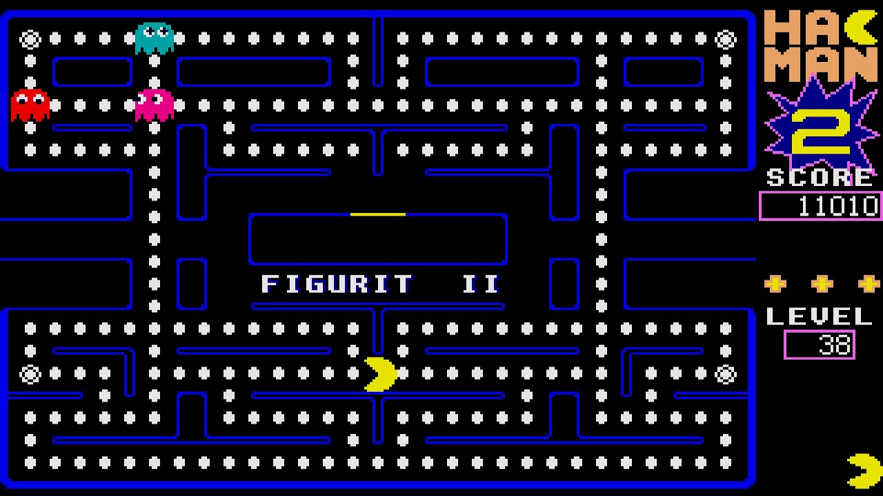 ATARI ST FIGURIT II 2 PROBLEM HACK HACMAN II HAC MAN 2 PACMAN PAC MAN CLONE David Bagget ELEMENTS