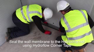 How to install Premcrete Hydroflow Cavity Drain