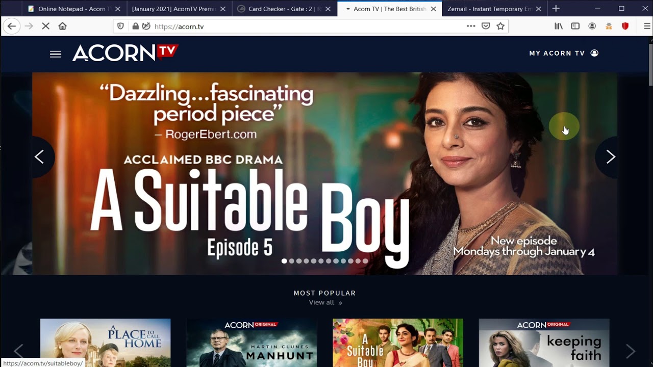 How to get Acorn TV Premium Account for Free RSO Blog YouTube