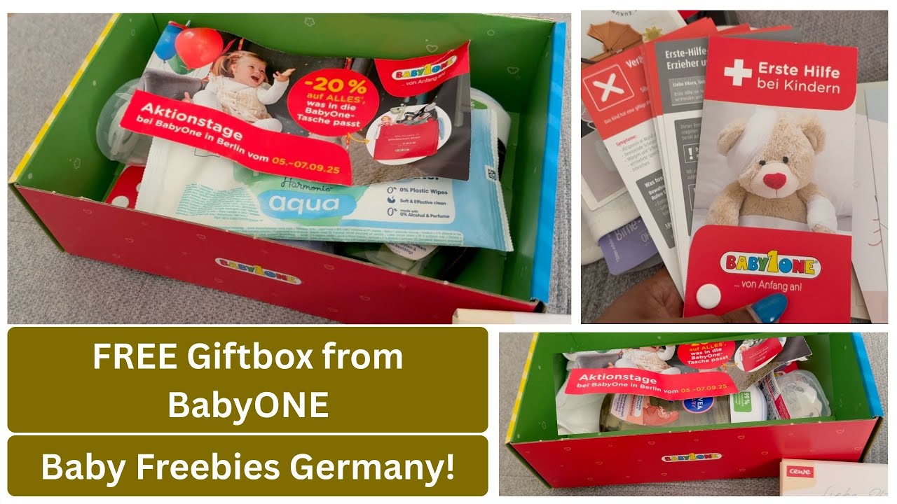 Free Baby Gift Box in Germany 🎁 | BabyOne Welcome Box Unboxing