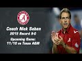 SEC Audibles - Nick Saban - Nov. 7, 2012