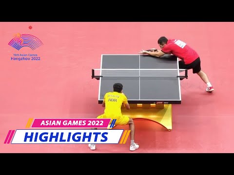India vs Tajikistan | Men's Table Tennis | Highlights | Hangzhou 2022 Asian Games