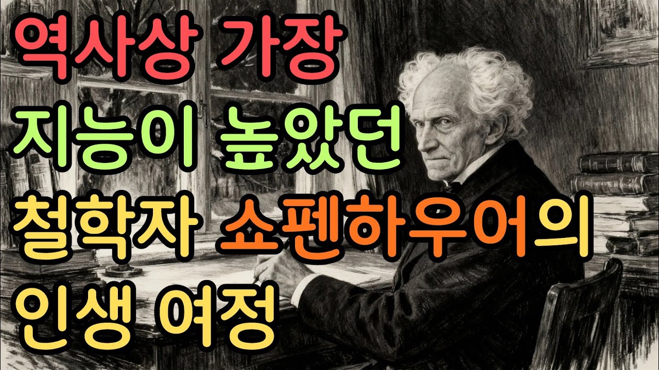 역사상 가장 지능이 높았던 철학자 쇼펜하우어의 인생 여정 #쇼펜하우어 #니체 #석가모니 #맹자 #명언 #인생조언 #철학 #좋은글 #좋은말 #좋은글귀