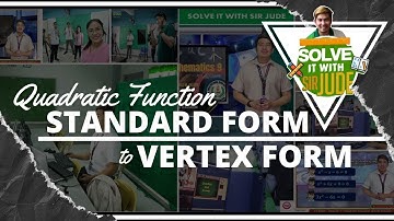Transforming Quadratic Function to Vertex Form - MATH 9