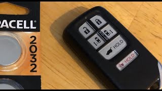 honda key battery fob odyssey replacement smart