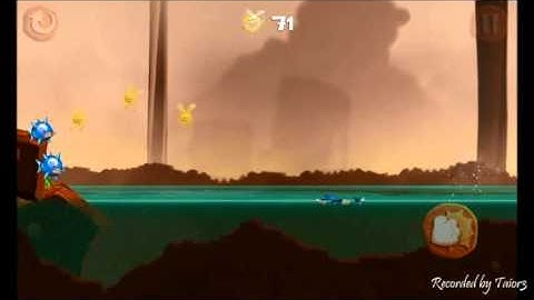 Rayman Fiesta Run Level 8 Invaded Chocolate Island Walkthrough PERFECT 100%