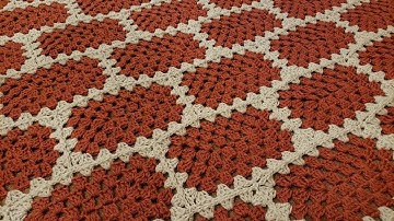 Part 3 - Granny Brick Wall Blanket - Continuous Join as You Go - Crochet Tutorial!
