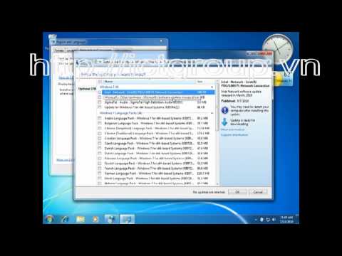 Thay đổi ngôn ngữ hiển thị Win 7 Ultimate Enterprise change the display language