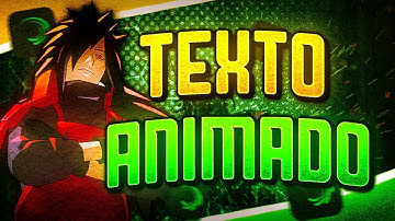 ✅(FÁCIL) COMO FAZER TEXTO ANIMADO NO ALIGHT MOTION