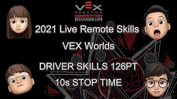 126 Point Official Driver skills | Change Up | Team 7984A | VRC Live Remote Worlds Championship