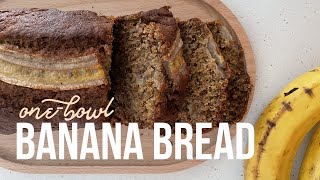 Easy, One Bowl Banana Bread Recipe Easy, One Bowl Banana Bread Recipe