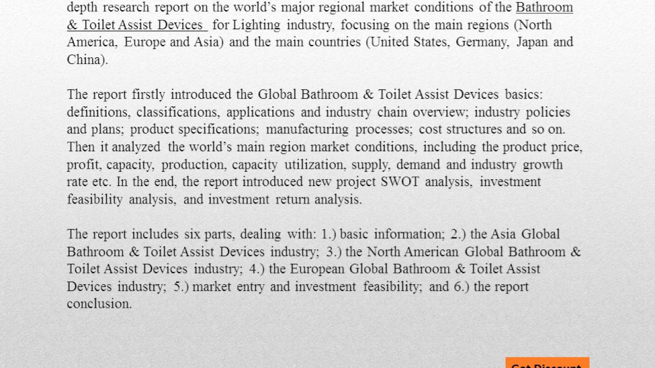 Global Bathroom & Toilet Assist Devices Market Drivers and Challenges
