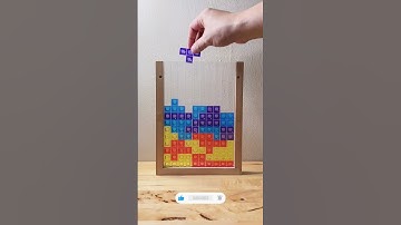 PART 283 || ASMR COLORFUL TETRIS BLOCKS PUZZLE (winner edition)