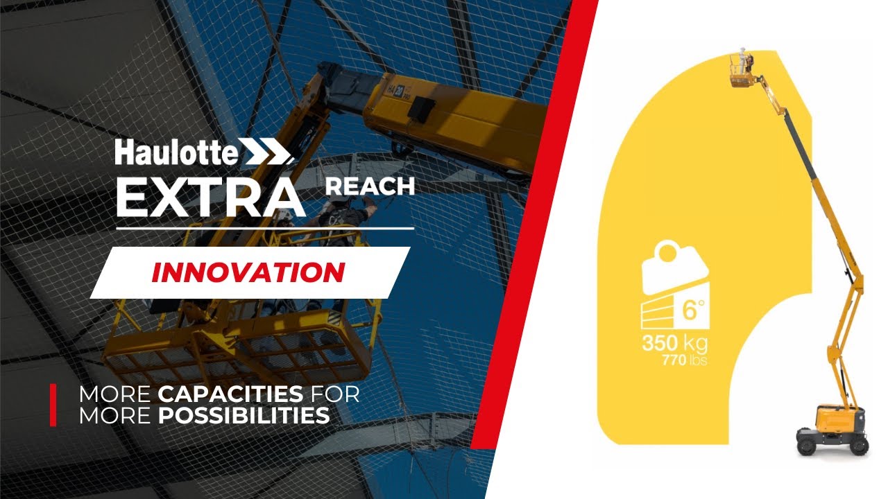 Haulotte unveils the new generation of its iconic HA20 RTJ