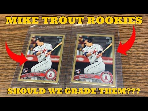 How To Prep Your Cards For PSA Grading Using 6 Mike Trout 2011 Topps Update | SMR Collectibles TV 01