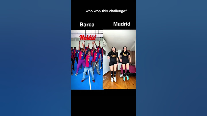 WHO won this challenge Real Madrid vs FC Barcelona(celebration)#madrid #barcelona  #fyp #shorts