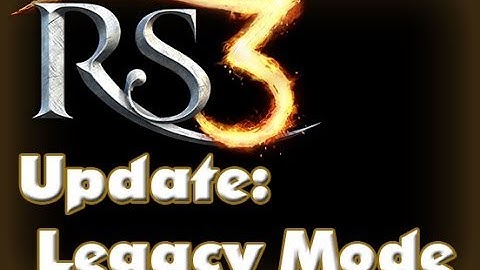 RuneScape 3 UPDATE: Legacy Mode