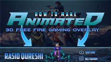 How To Make Animated 3D Free fire overlay On Android | Kinemaster | pixelLab
