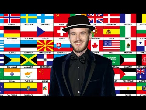 PewDiePie in different languages meme